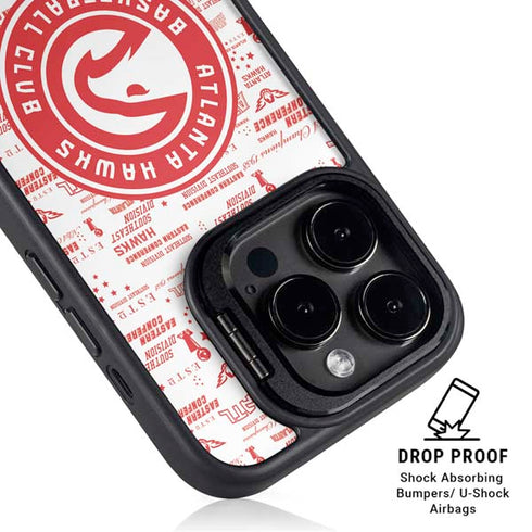 NBA Atlanta Hawks Blast iPhone 16 Pro Kickstand Case